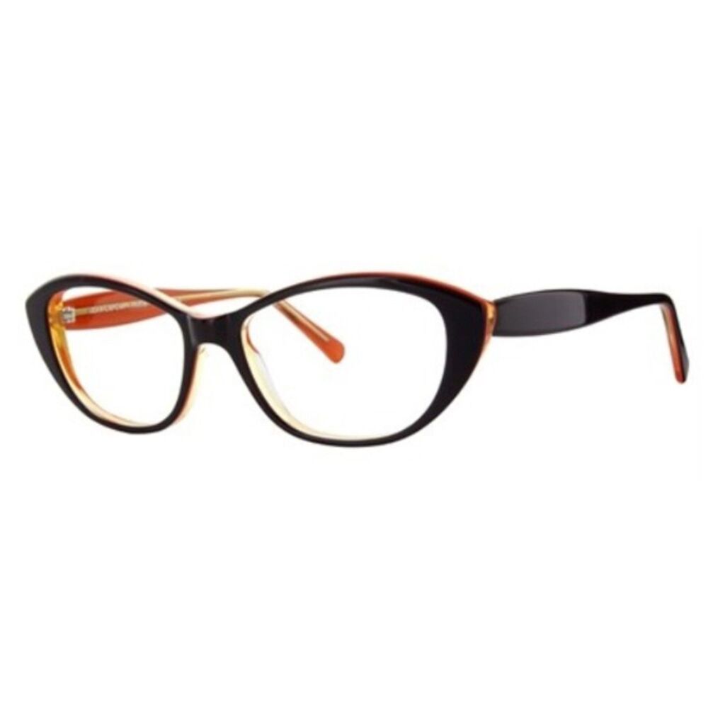 JEAN LAFONT PARIS Patchouli 7038 Cat Eye Glasses Frames Purple Orange 52-15-138